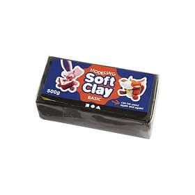 Soft Clay Modellera Svart 500g