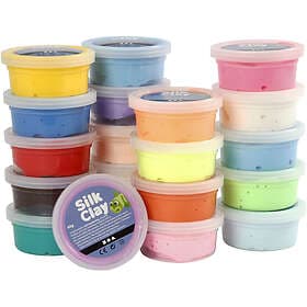 Silk Clay Mixade Färger 20st