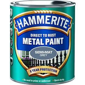 Hammerite Direct to Rust Metal Paint Semimat Grey 0,75L