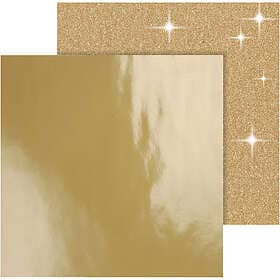 Vivi Gade Papper Glitter 30,5x30,5cm Guld 2 Blad