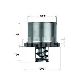 Mahle Original Termostat, kylvätska THD 1 79