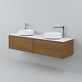 INR Tvättställsskåp Air Wood 1600 Dubbel 363938