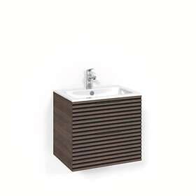 Macro Design Tvättställsskåp Crown Stripe Kommod 60x45 Brun Ask Light 14 FSK60BZL14