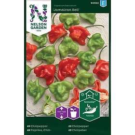Nelson Garden Fröer Chilipeppar Jamaican Bell