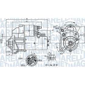 Magneti Marelli Startmotor 063720681010