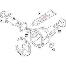 Corteco Packningssats, differential 19536138