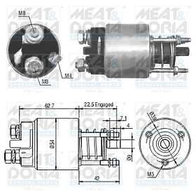 Meat&Doria Solenoid, startmotor 46005
