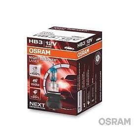 Osram Halogenlampa NIGHT BREAKER LASER 12V HB3 60W
