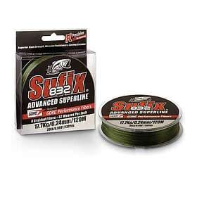 Sufix 832 Advanced Superline 120 M Grönt 0,080 mm