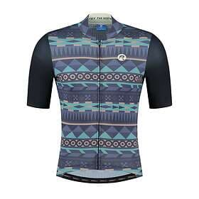 Rogelli Cykeltröja SS Aztec Herr Blue/Desert Blå/Beige XXXL