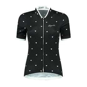 Rogelli Cykeltröja SS Hearts Dam Black/White Svart/Vit L