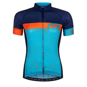 Force Spray Cykeltröja till kvinnor Blå / Orange Medium X-Small