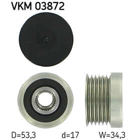 SKF Frihjulskoppling, generator VKM 03872