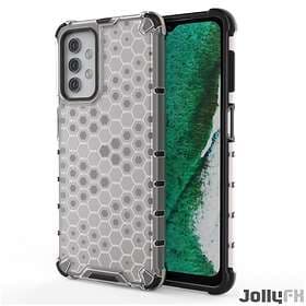 JollyFX Honeycomb Case rustning omslag med TPU Bumper till Samsung Galaxy A32 5G Genomskinlig