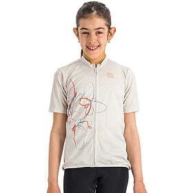 Sportful Checkmate Short Sleeve Jersey Vit 14 Years Pojke