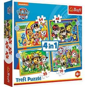 Paw Patrol Trefl Pussel 4-in-1
