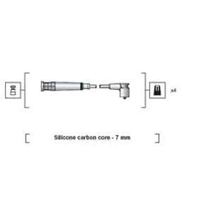 Magneti Marelli Tändkabelsats 941318111269