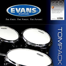 Evans G2 Clear Fusion Tom Pack (10-12-14")