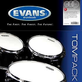 Evans G1 Clear Standard Tom Pack (12-13-16")