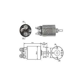 ERA Solenoid, startmotor ZM785