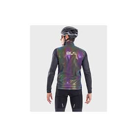 Alé Cycling Guscio Irdescent Reflective Gilet Grå L Man