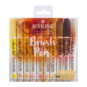 Ecoline Brush Pen Set Skin 10-pack