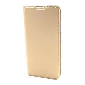 Skalo Oneplus 8 Plånboksfodral Ultratunn design Guld