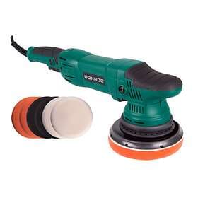 VONROC Dual Action Polermaskin 1050W 150mm Inkl. 7 Poleringssvampar