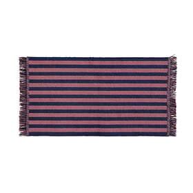 Hay Stripes and dörrmatta 52x95 cm Navy cacao