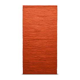 Rug Solid Rug Cotton matta 140x200 cm Solar orange (orange)