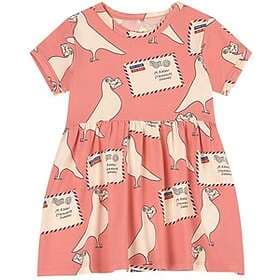 Mini Rodini Klänning Duvor Tencel Rosa 104/110 Klänning