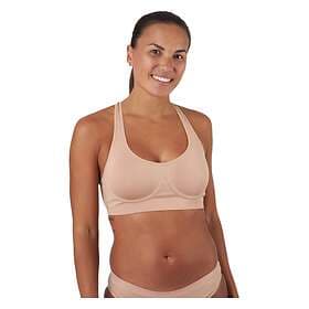 Calvin Klein Fusion Flex Unlined Bralette Beige Small