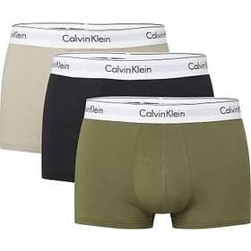 Calvin Klein 3P Modern Cotton Stretch Trunk /Grön bomull Herr