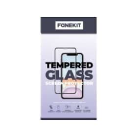 Cover FoneKit Full Tempered Glass, iPhone SE 2022, Black