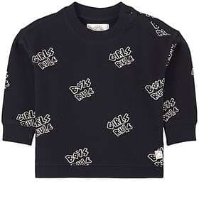 Sproet & Sprout Rules Print Sweatshirt Svart 12 mån