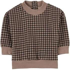 My Little Cozmo Plaid Babytröja Taupe 3 mån