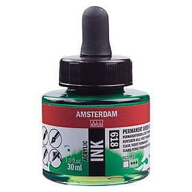 Amsterdam Ink Pe Green Lt 30ml
