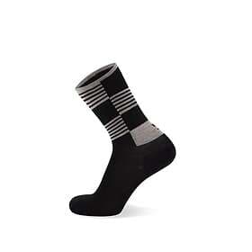 Mons Royale Strumpor Atlas Crew Sock Unisex Svart/Grå S
