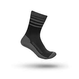 GripGrab Strumpor Waterproof Merino Thermal svart/grå 45-47