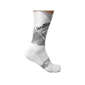 Velotoze Aero Cykelstrumpor Vit 43-47