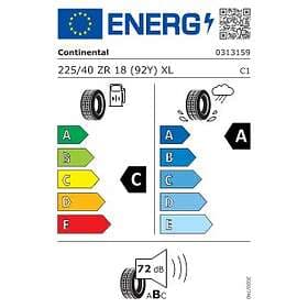 Continental SportContact 7 225/40 ZR 18 92Y XL EVc