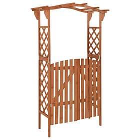 Be Basic Pergola med port 116x40x204 cm heltre gran Brun