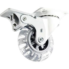 Habo Möbelhjul 4005 med Broms 50 mm broms 50mm Vit