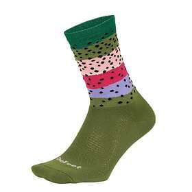 DeFeet Aireator 6" Rainbow Strumpor Grön, Str. L