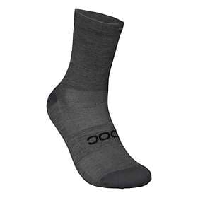 POC Zephyr Merino Mid Strumpor Sylvanite Grey Melange, Str. L