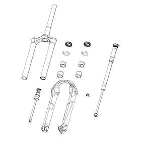 RockShox Judy/recon/30/35 2020-21 Compression Damper Spare Housing Stop Grå