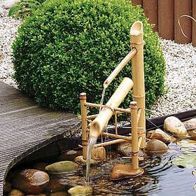 Pondteam Dekorset Bambu Vattenfall 60cm