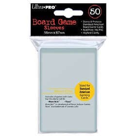 Card Sleeves American Clear 56x87mm (50) (Ultra Pro)