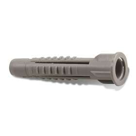 Heco 9605251 Universalplugg med krage, polypropylen 6 x 46 mm, 10-pack