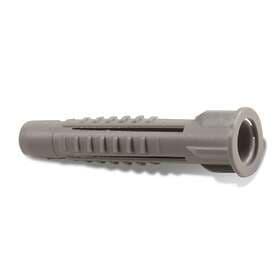 Heco 9605250 Universalplugg med krage, polypropylen 6 x 33 mm, 10-pack